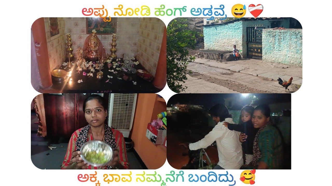 ಅಮ್ಮನ ಮನೆ ಇಂದ ಬಂದ್ವಿ ✨🥹#poojasbjp #support #subscribe 🙏🥰✨
