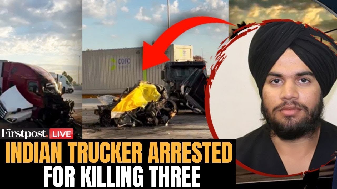 LIVE: Indian Immigrant Truck Driver Arrested After 3 Killed In Road Crash in California | N18G