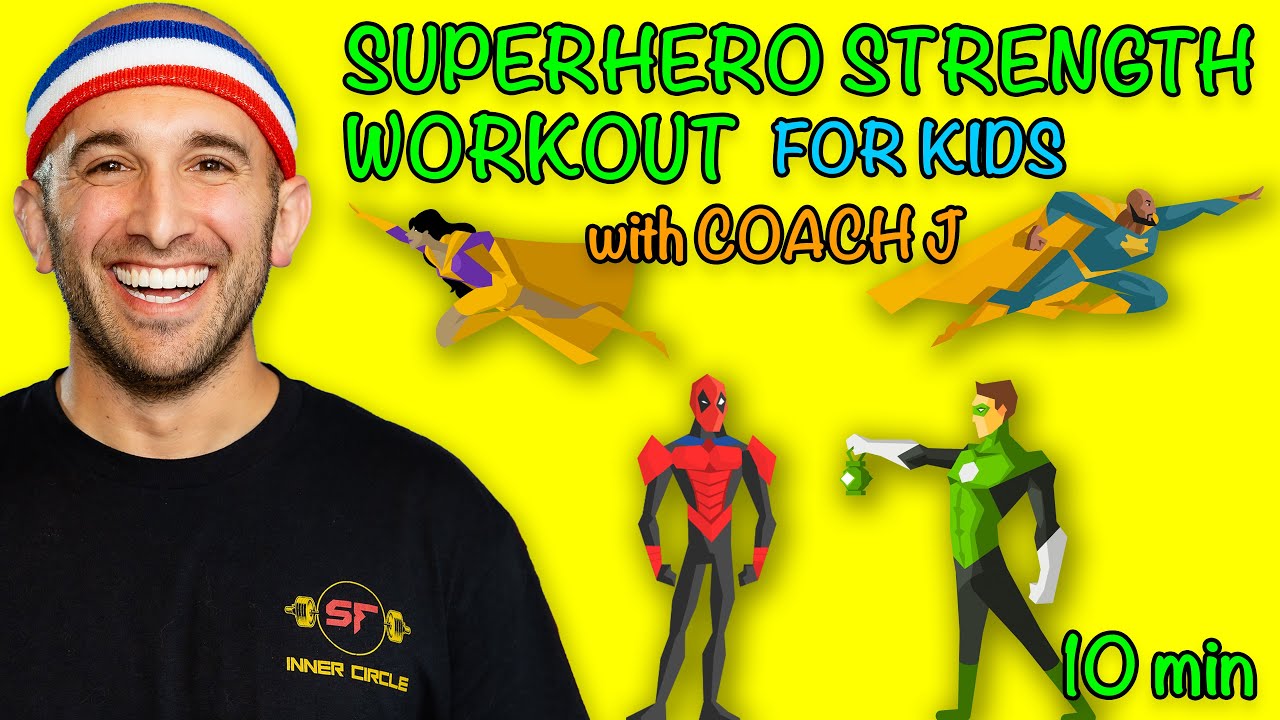 Superhero STRENGTH Workout for KIDS