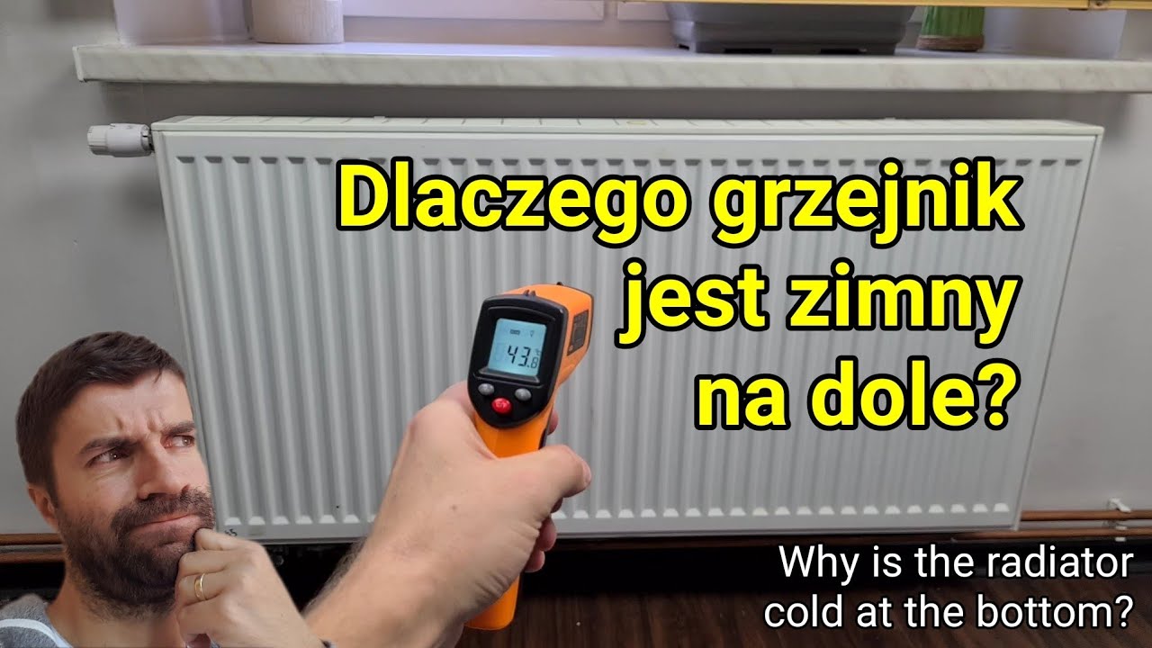 ПОЧЕМУ НАГРЕВАТЕЛЬ ВНИЗ ХОЛОДНЫЙ? Радиатор горячий только сверху! Учебник по отоплению