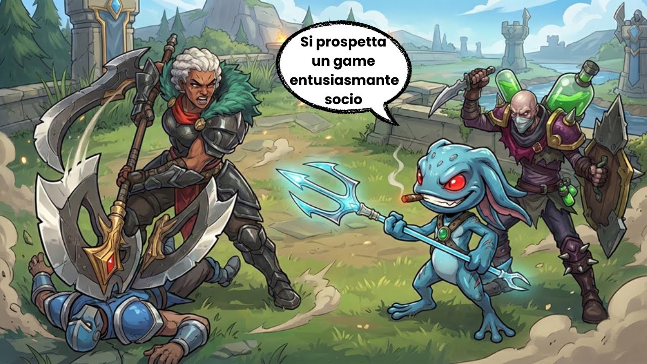 Il Singed caino flamma e trolla il game del socio CCrizzi