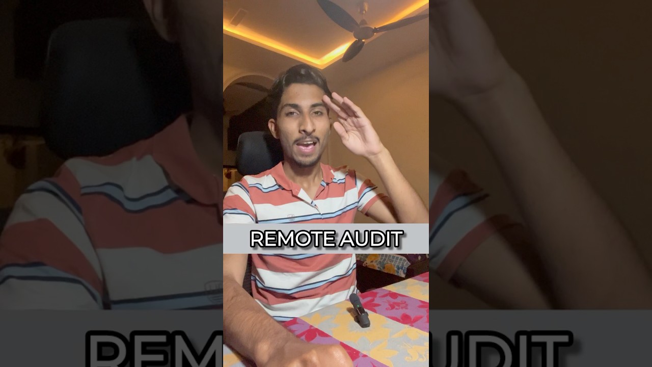 Remote Audit- Auditing📖 