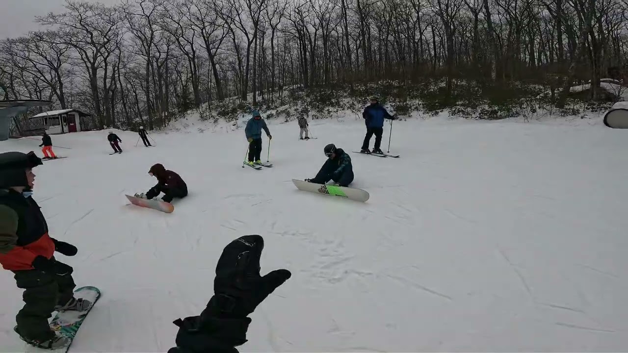 Snowboarding at Butternut