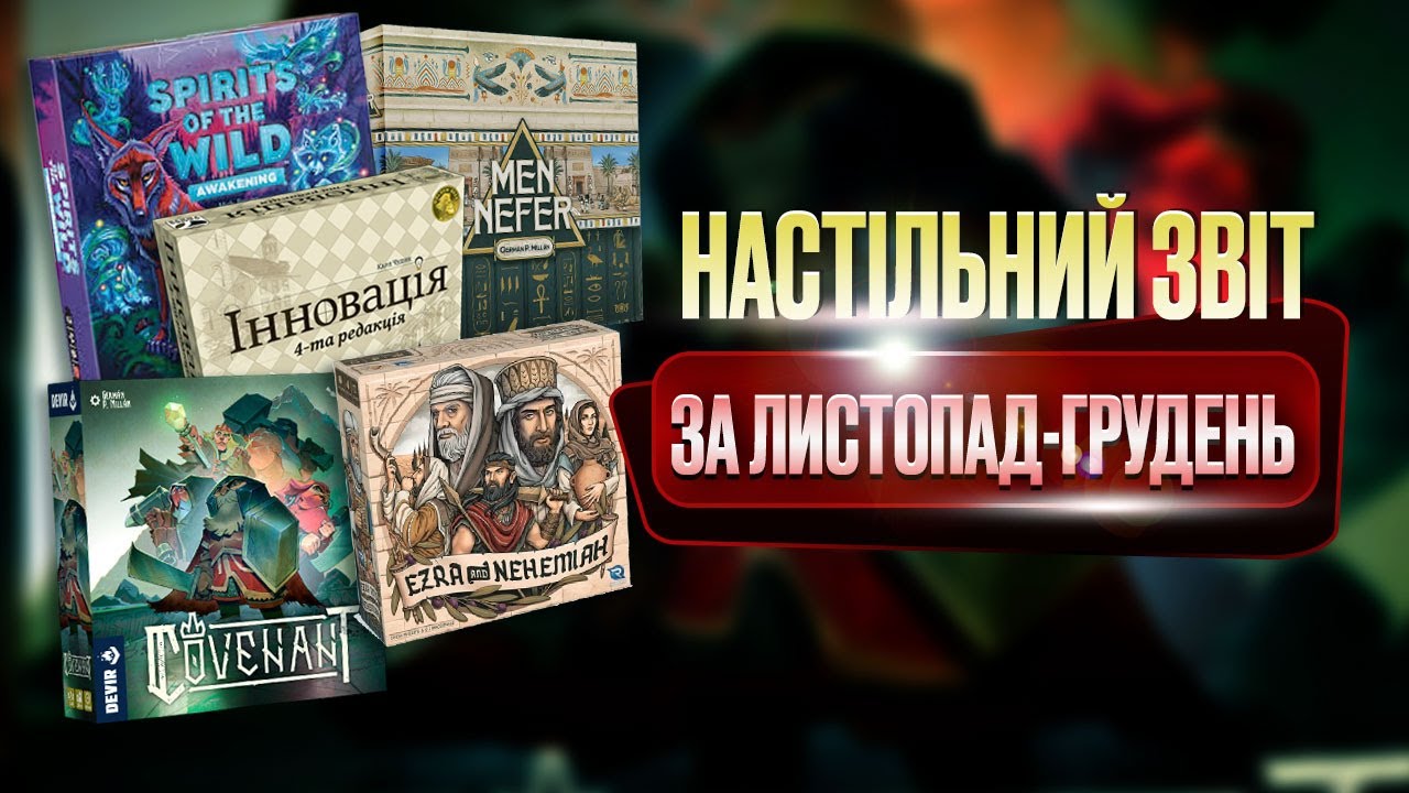 Настільний звіт за листопад та грудень 2025