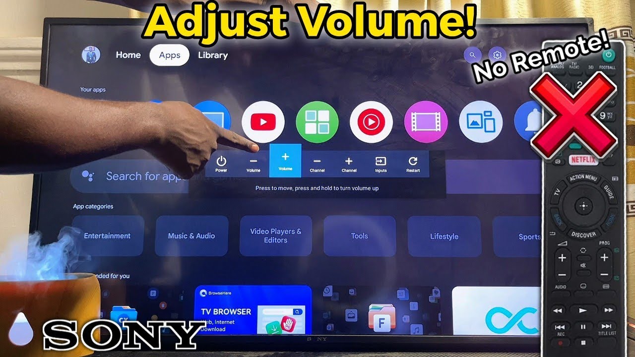 Sony Bravia TV: How to Adjust Volume without Remote