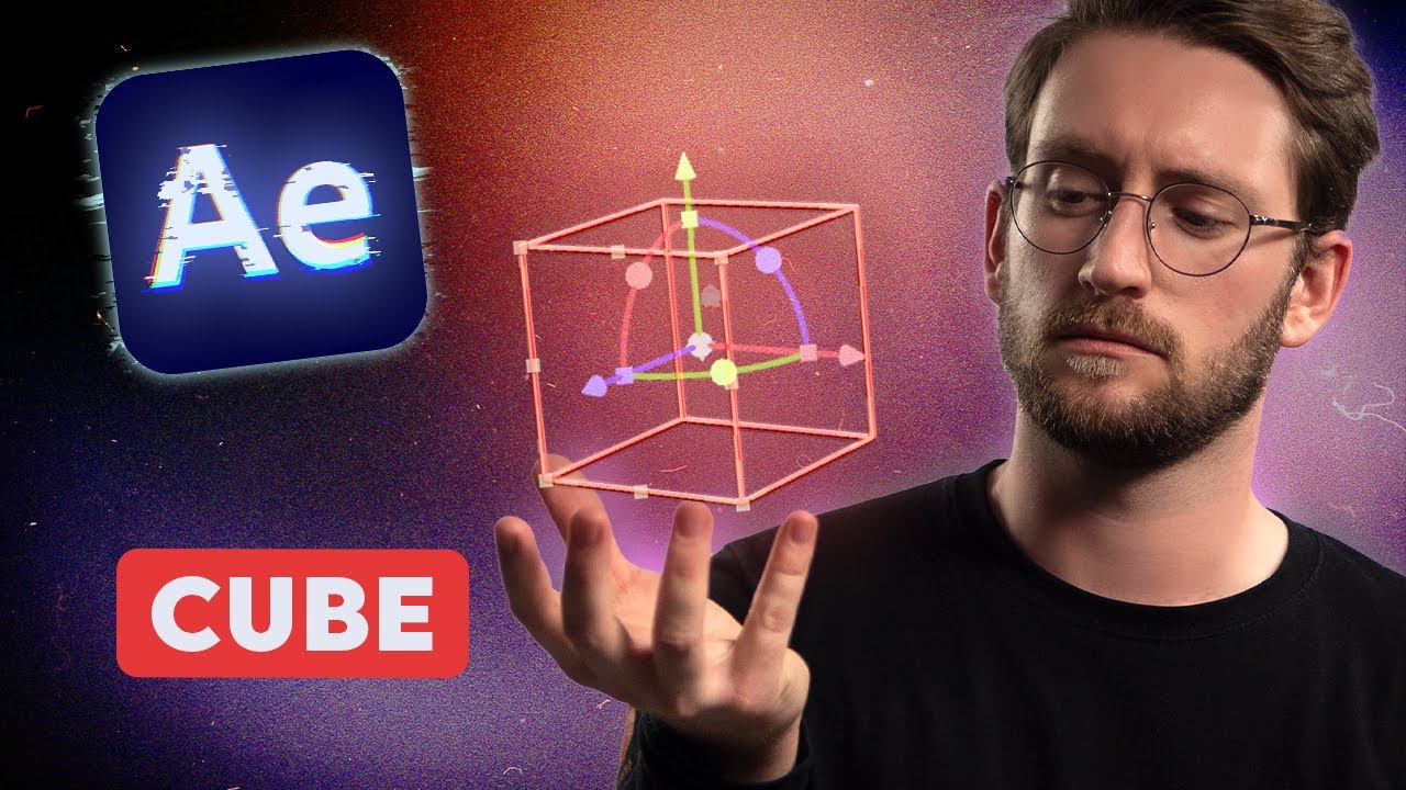 Comment faire un CUBE en 3D sur After Effects - New School Studio