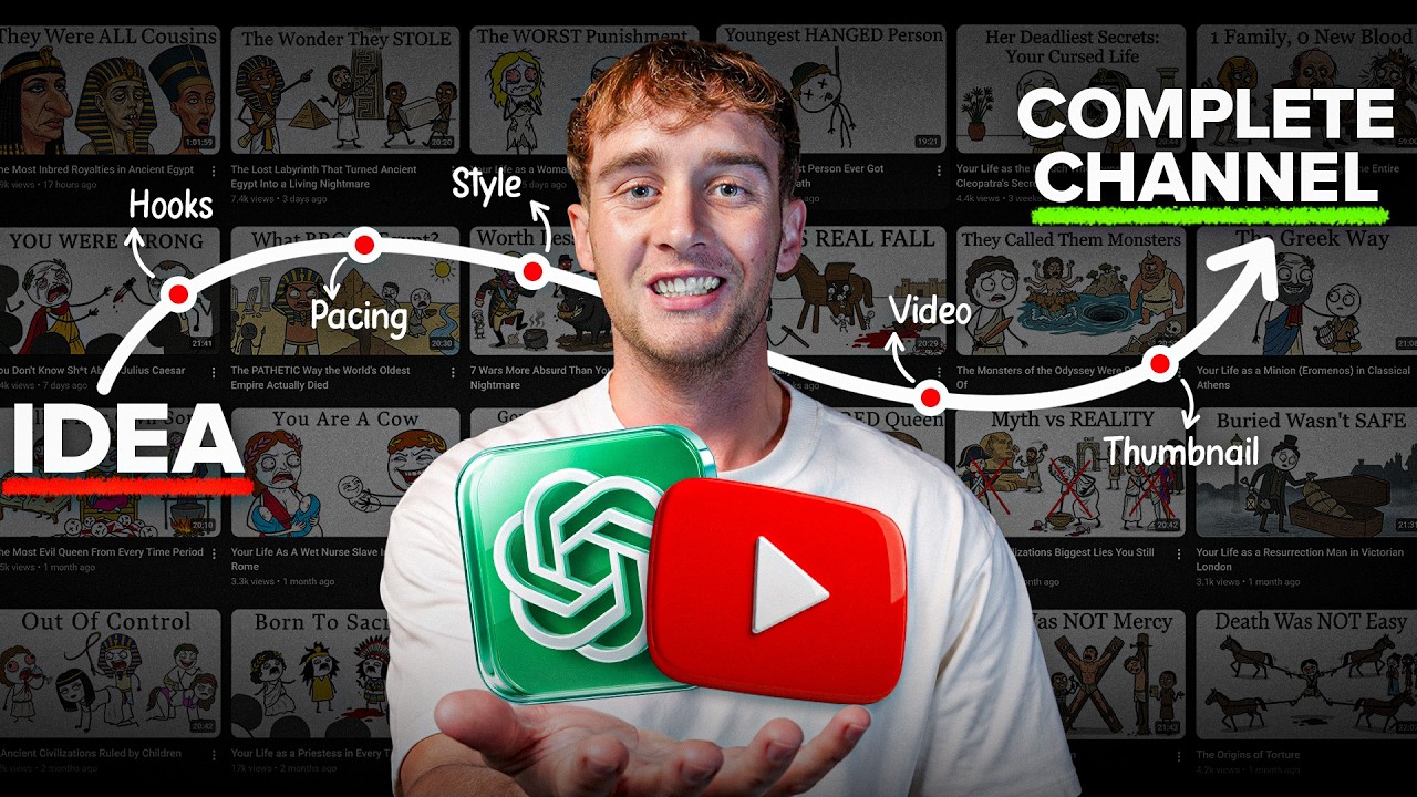 Создание обезличенного YouTube-канала с помощью ChatGPT (автоматизация YouTube)