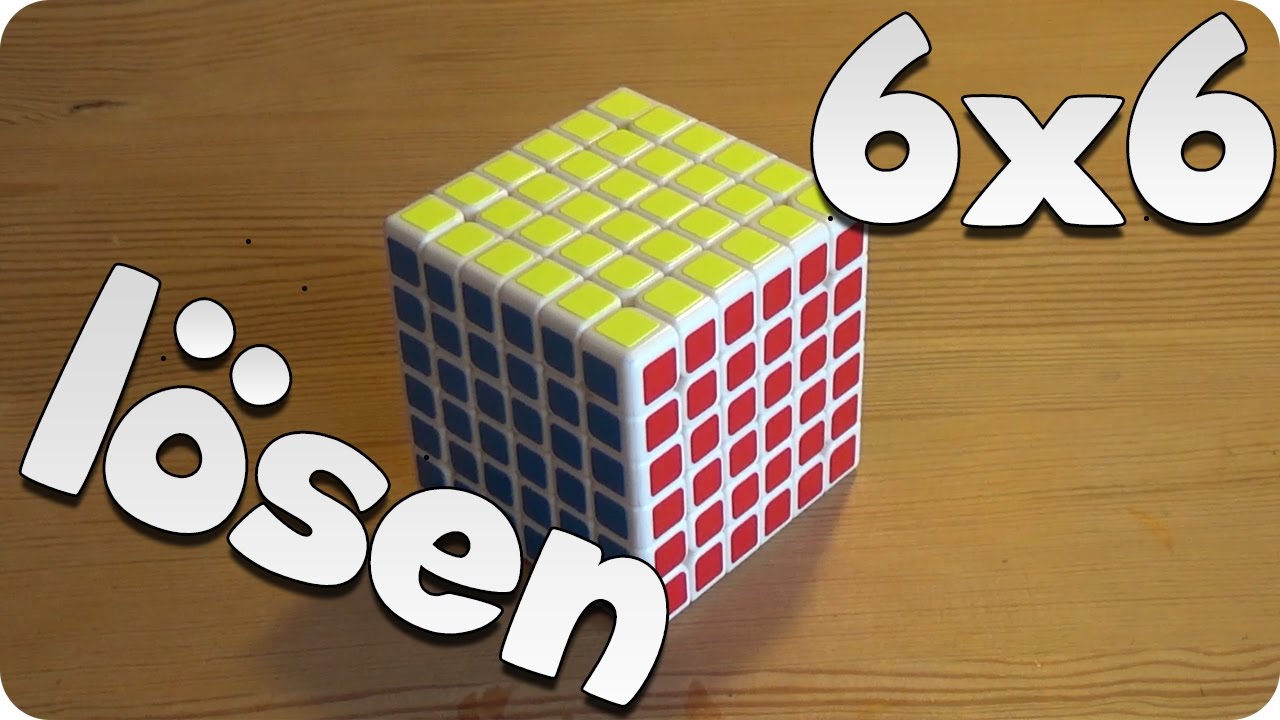 6x6 Rubik's Cube / Zauberw&uuml;rfel l&ouml;sen | Anf&auml;ngermethode