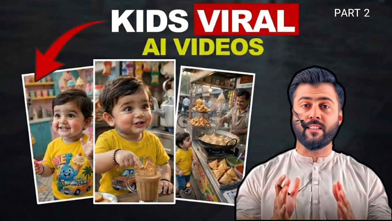 How To Make Viral AI Baby Comedy Videos Step by step - Tariq Pathan 