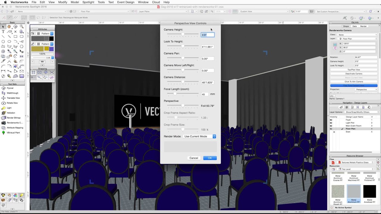 GSG - Vectorworks Spotlight 2016 - 17 Enhanced with Renderworks