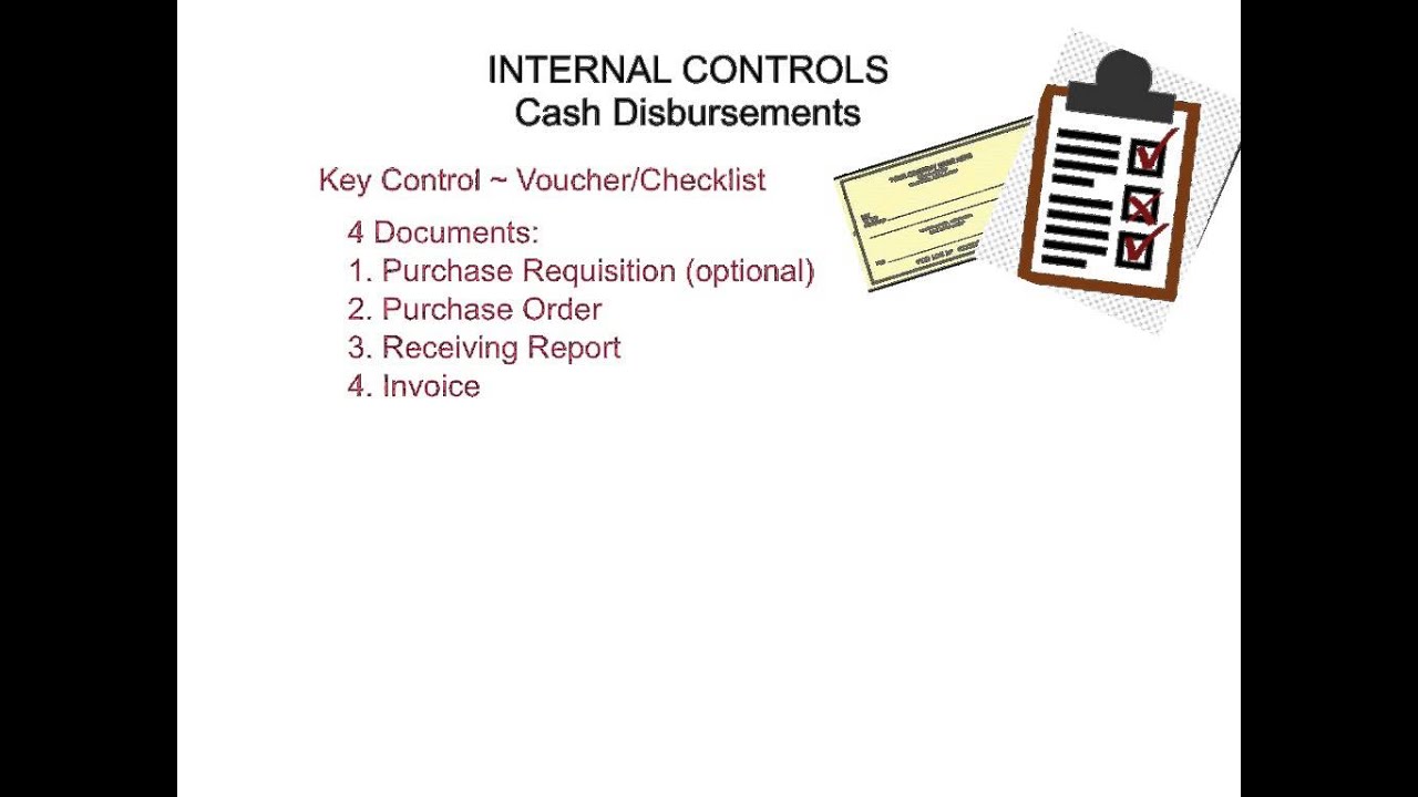 Cash Disbursement Controls