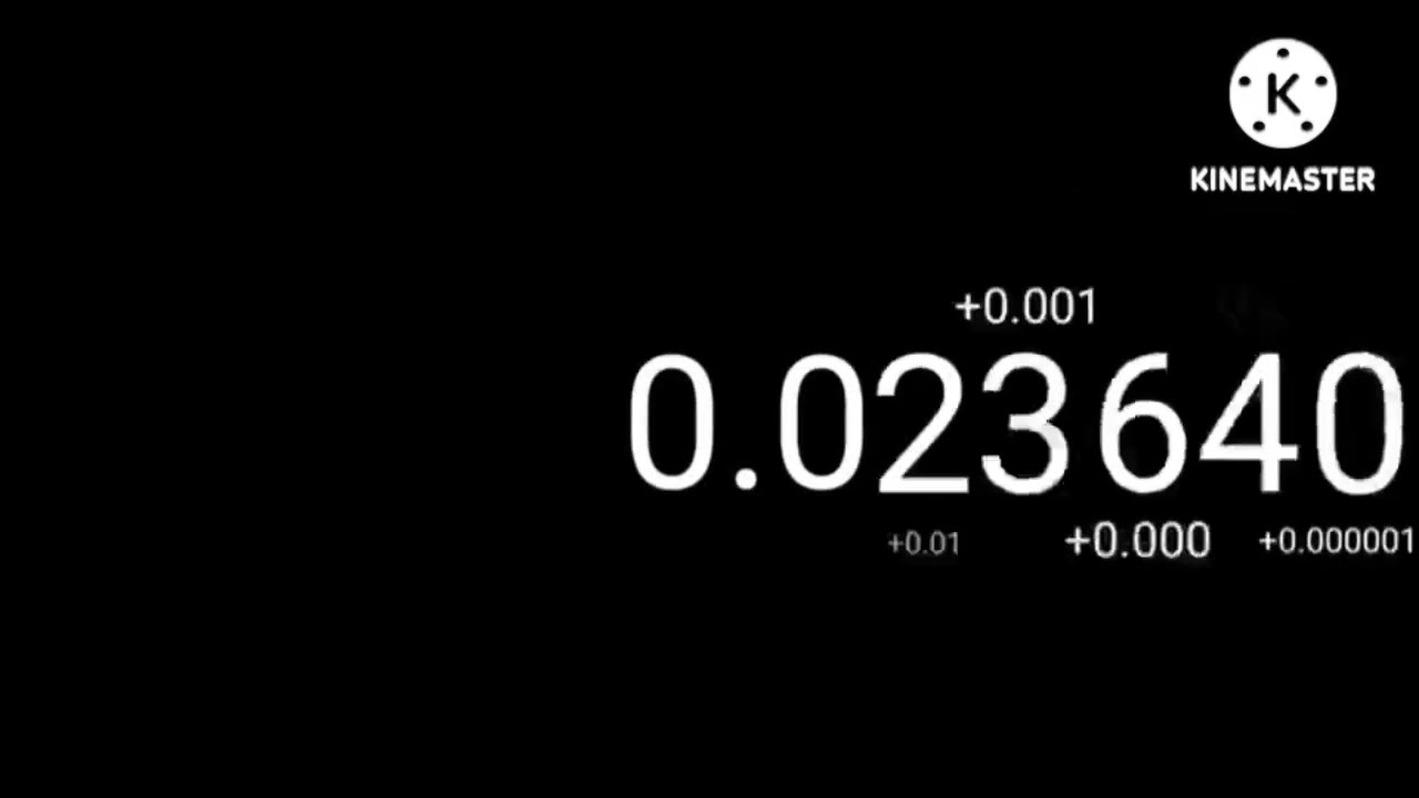 Numbers 0 to 1000 with sound 2 minutes and 26 seconds