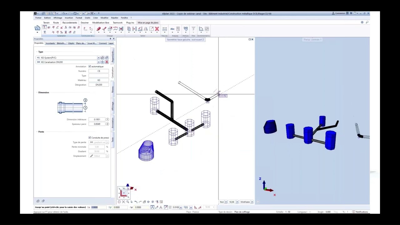 Live Webinar : Module raccordement - Création de réseaux avec Allplan 2023