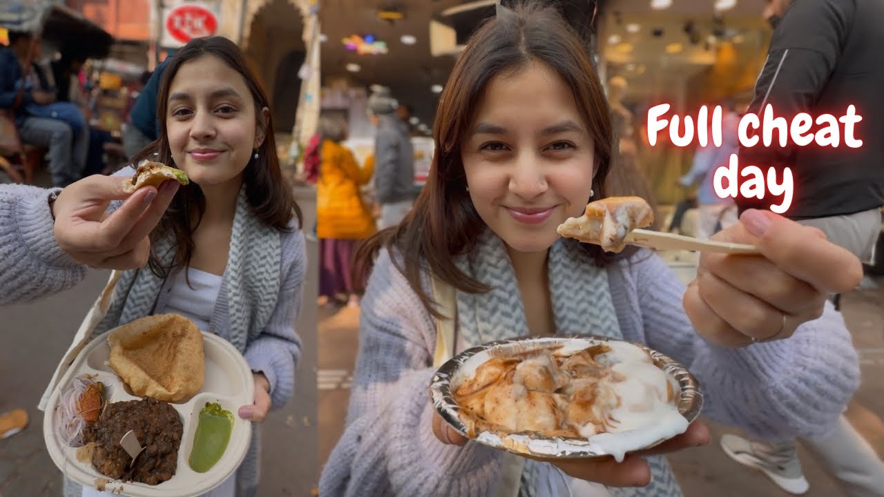 Cheat Day Before Diet😭| Delhi Street Food Vlog | Kanika Devrani