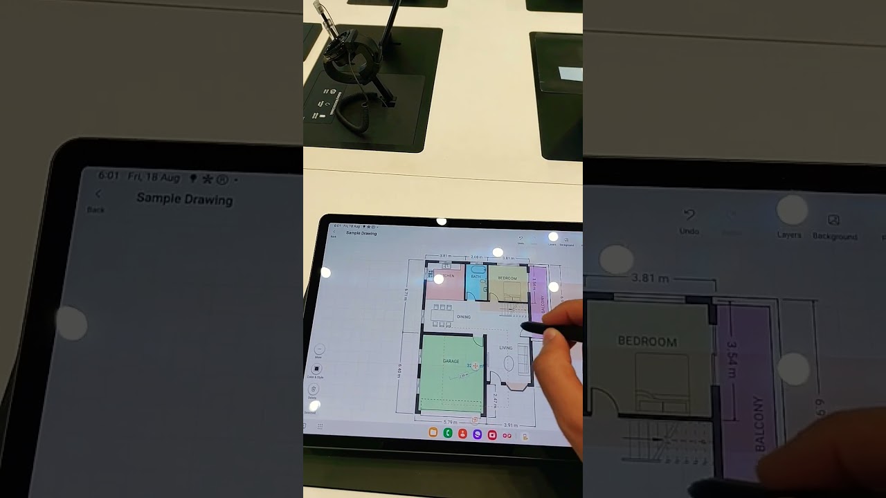 Galaxy Tab S9+ Sample Drawing #short #shorts #techlearner #youtubeshorts #shortsfeed