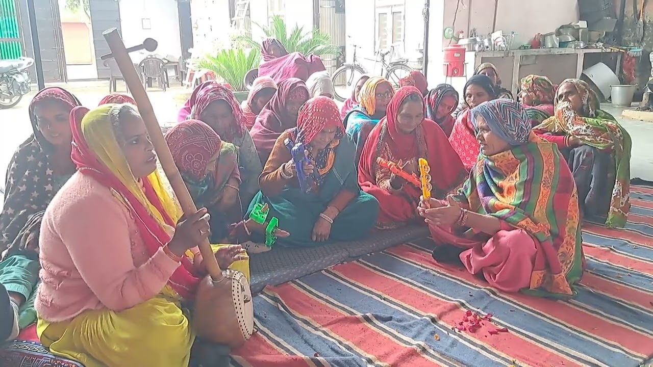 सत्संग में कोन्या आई हे #Satsang #भजन #lokgeetstatus 