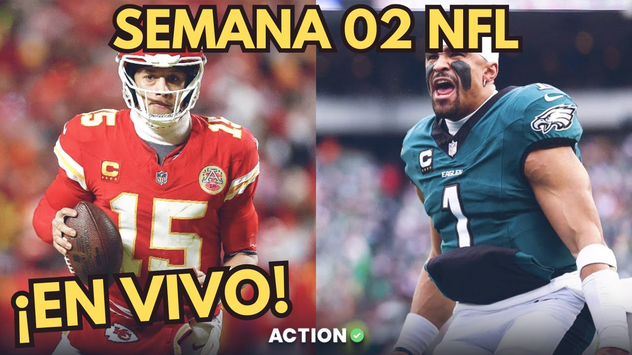 🔴 &iexcl;NFL EN VIVO! &iexcl;SEMANA 02! 🏈  &iexcl;Kansas City Chiefs 🔴🏹  vs Philadelphia Eagles 🦅🟢!
