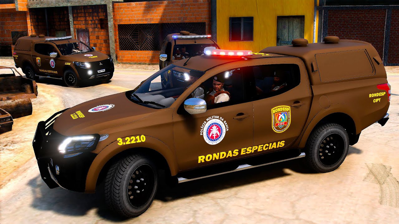 ABORDAGEM da RONDESP na FAVELA PMBA | GTA 5 POLICIAL