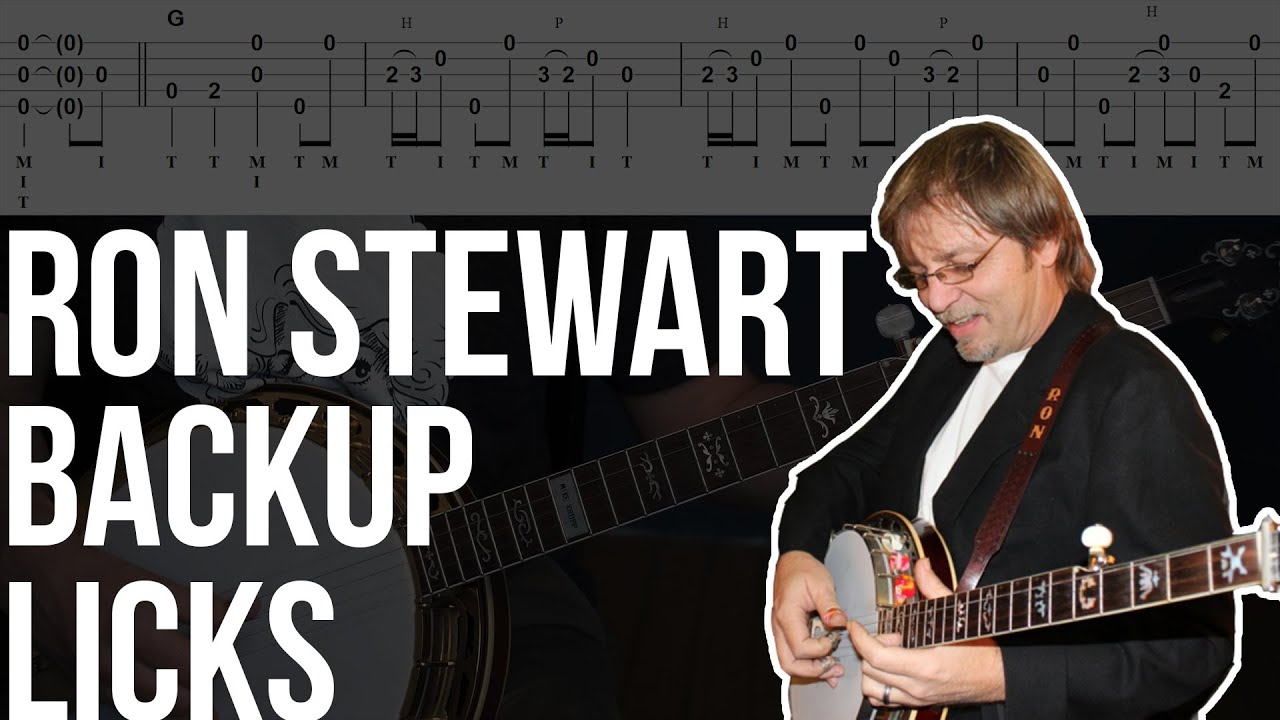 Play Backup Licks like Ron Stewart! // Bluegrass Banjo Lesson