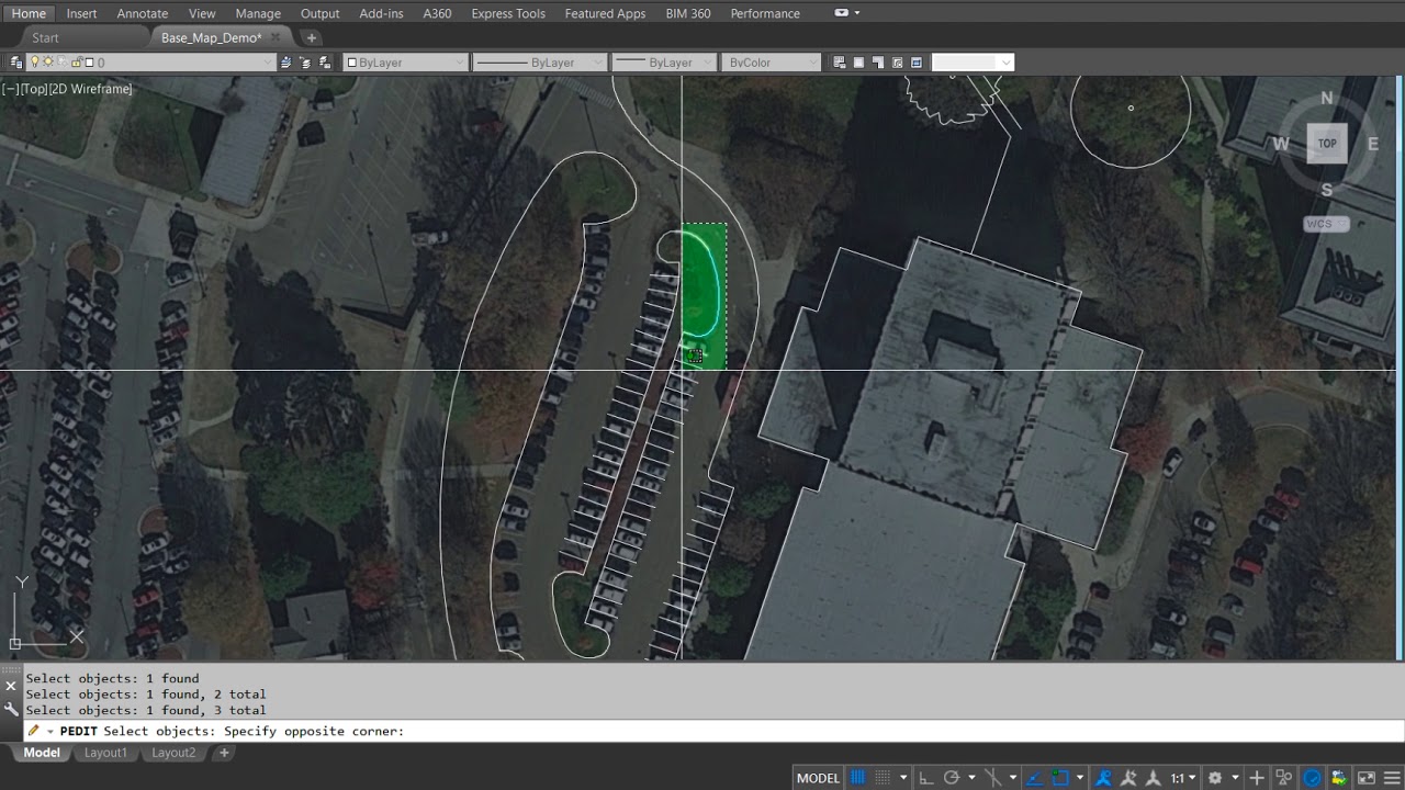 Creating Curbs for Base Maps in AutoCAD