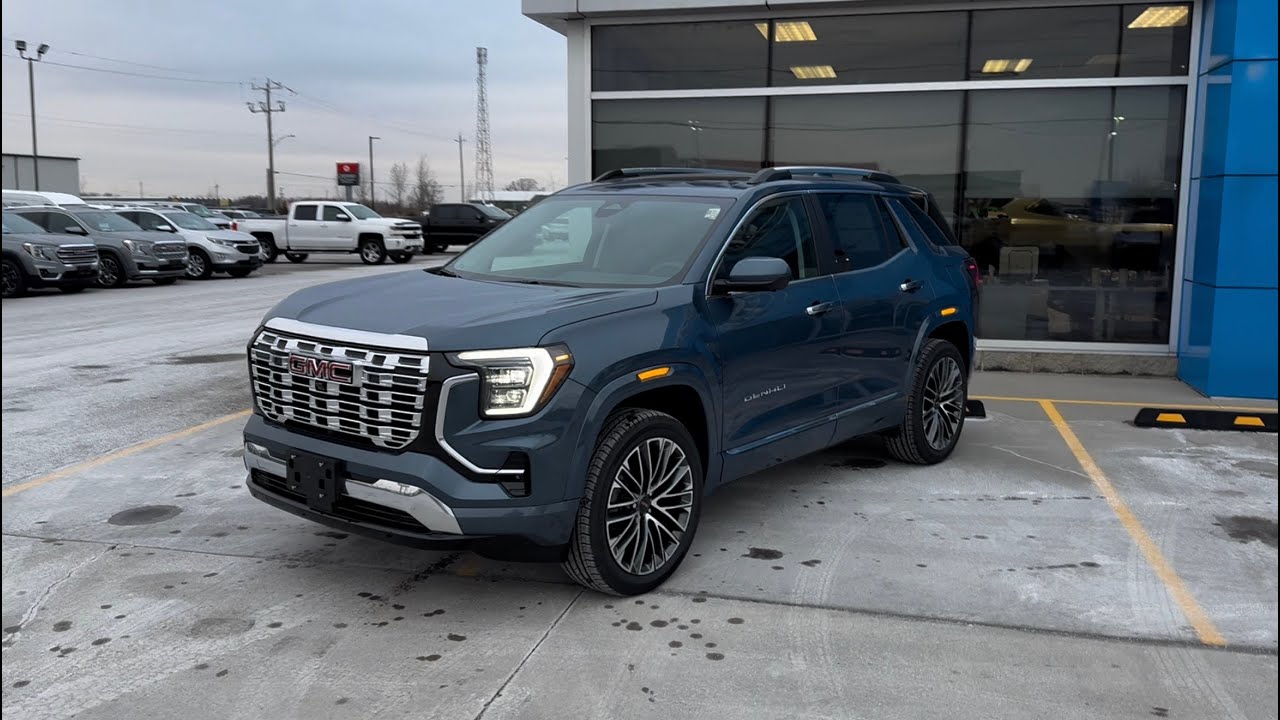 2026 GMC Terrain Denali in Downpour Blue Metallic