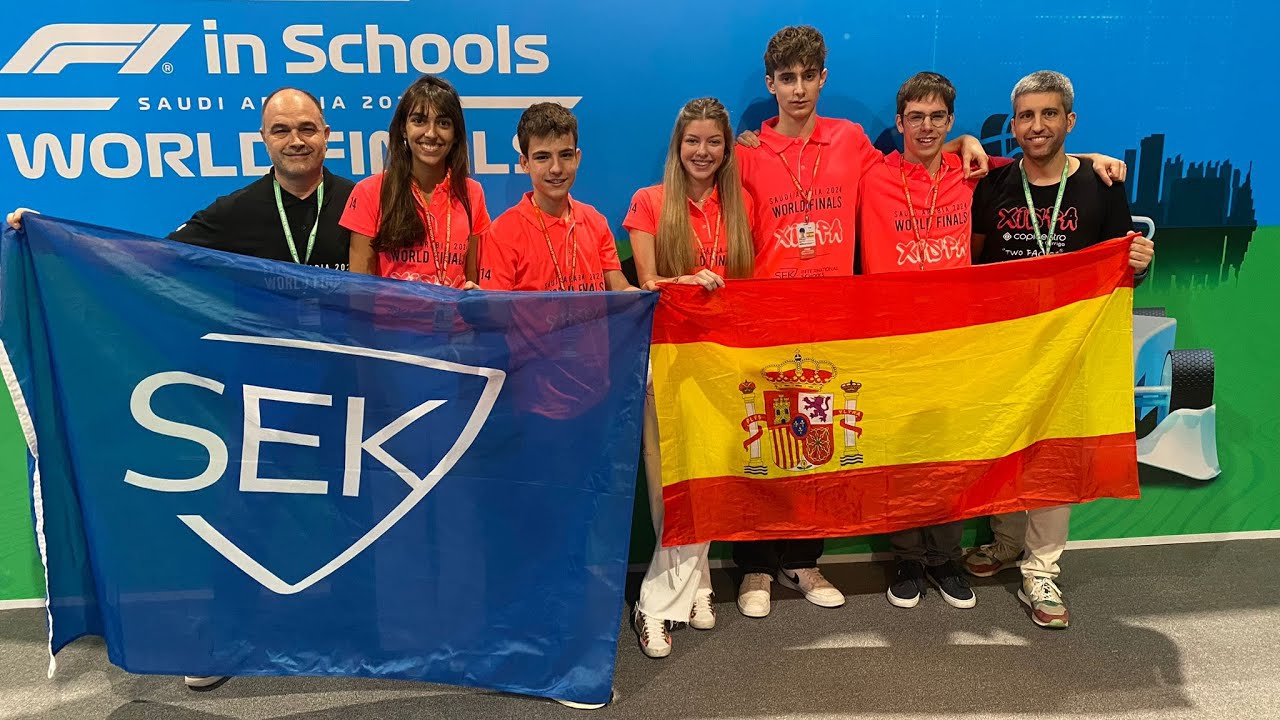 El equipo Xispas, de SEK-Catalunya, representante español en las finales mundiales de F1 in Schools