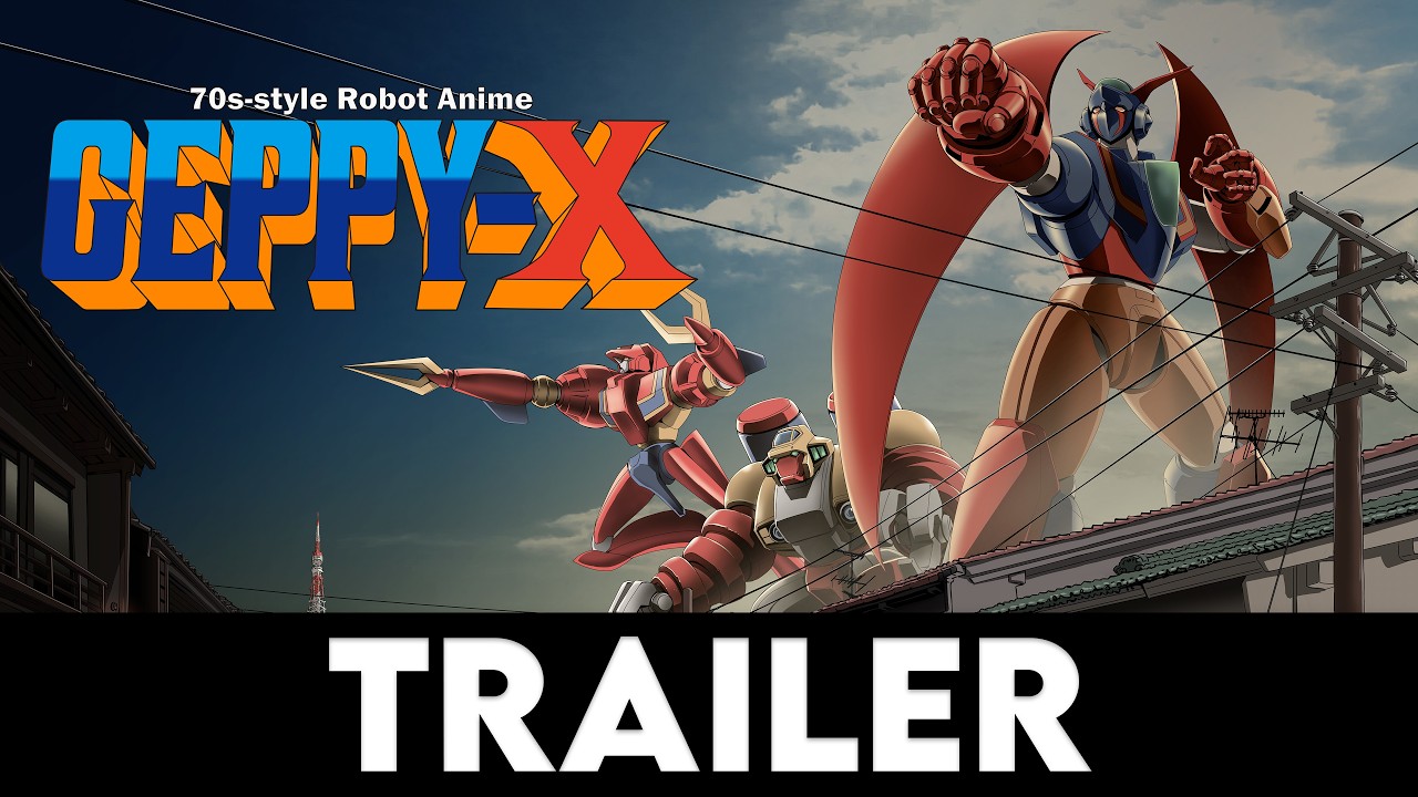 70S-STYLE ROBOT ANIME GEPPY-X - Official Announcement Trailer