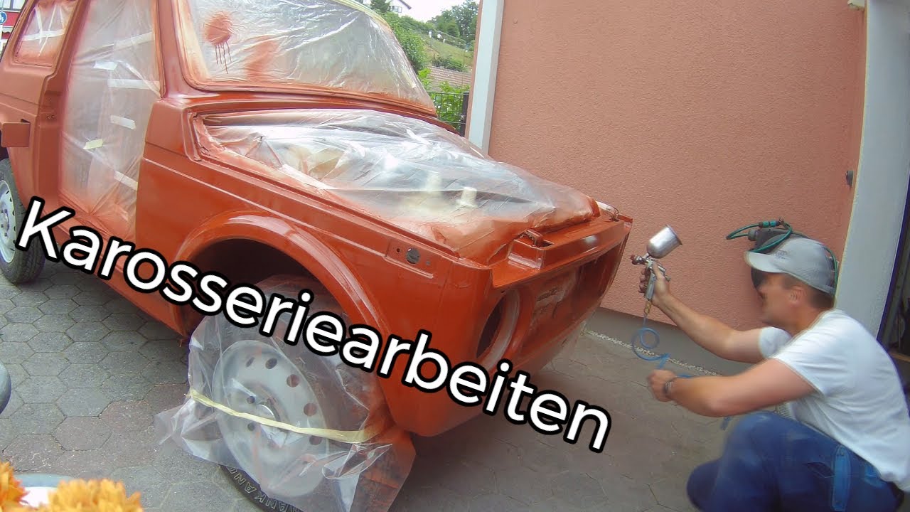 Lada Niva Restauration Folge 8! Es wird geschliffen, gespachtelt und grundiert!
