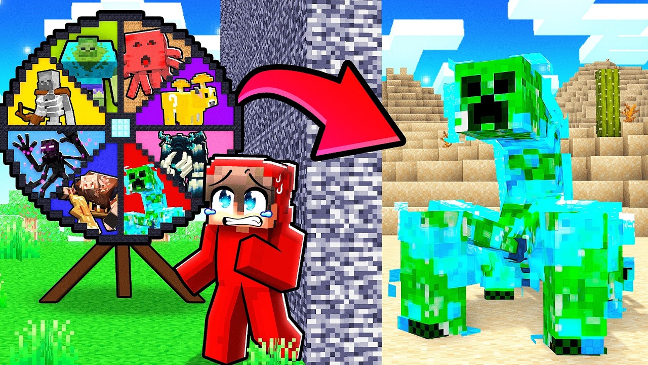Колесо сверхмощных мобов в Minecraft!
