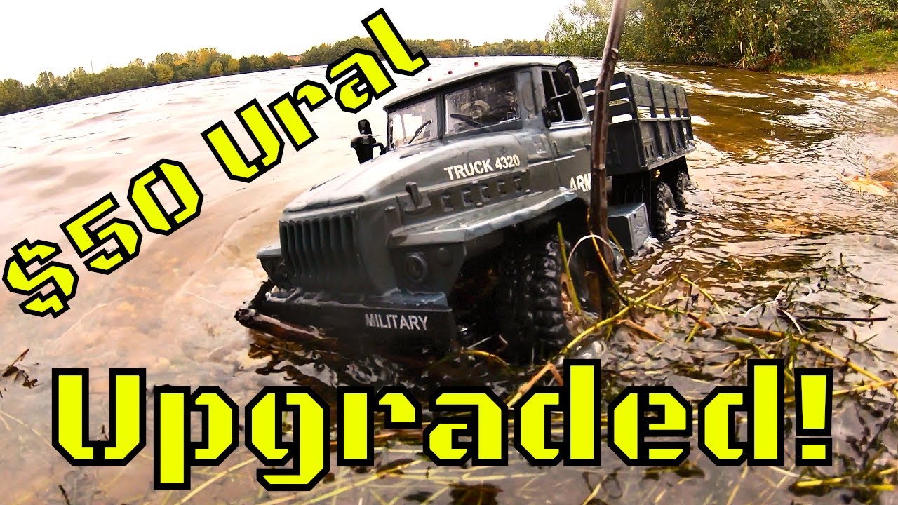 This Upgraded 6WD Ural RC Military Truck is awesome! But not waterproof! MZ YY2004