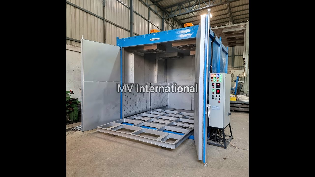 Transformer Winding Drying Oven, Transformer Heating Oven with Heavy Duty Trolley