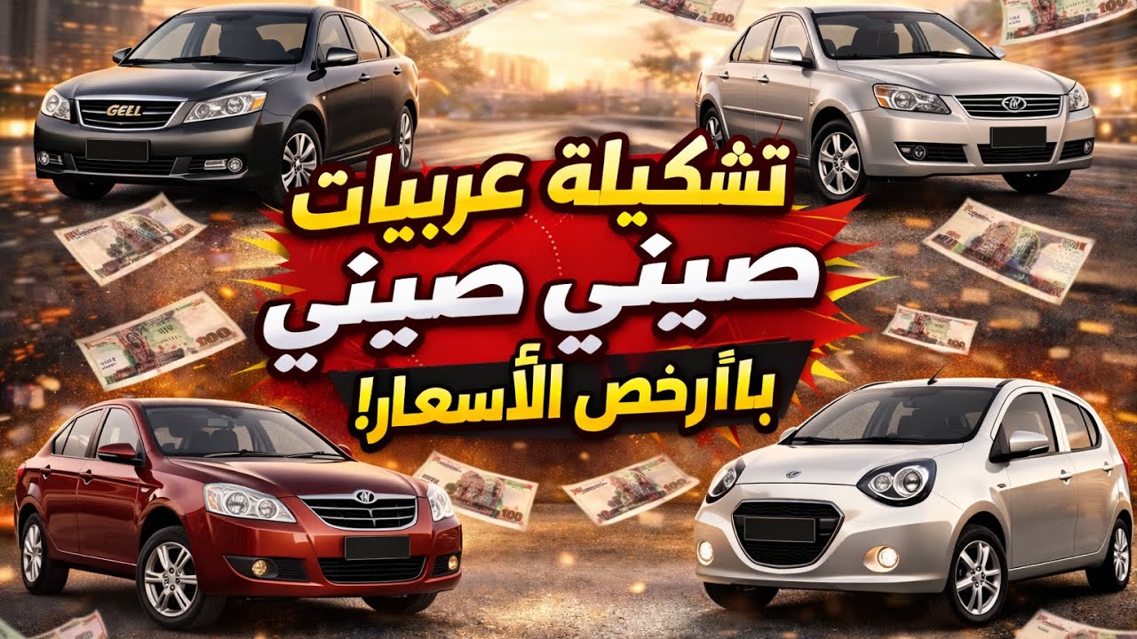 تشكيله عربيات صيني بارخص الاسعار #سيارات_للبيع