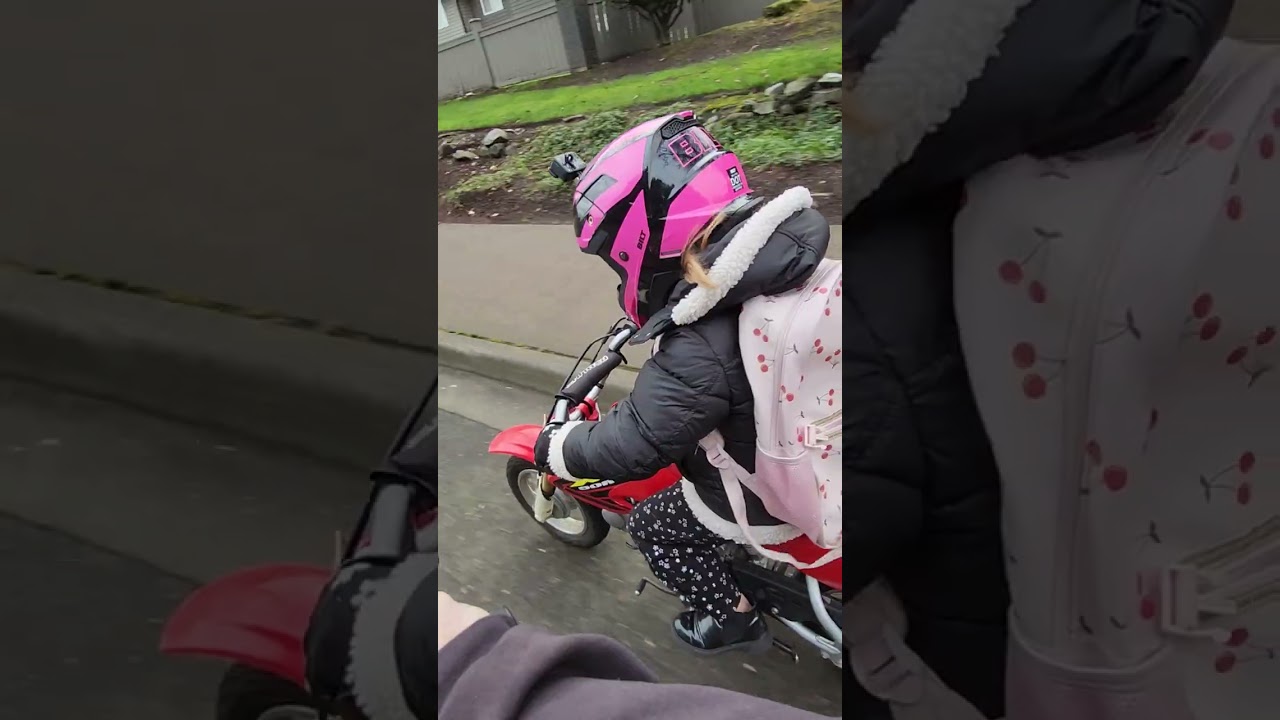 38 degree ride from school.                                           #kids #automobile #family