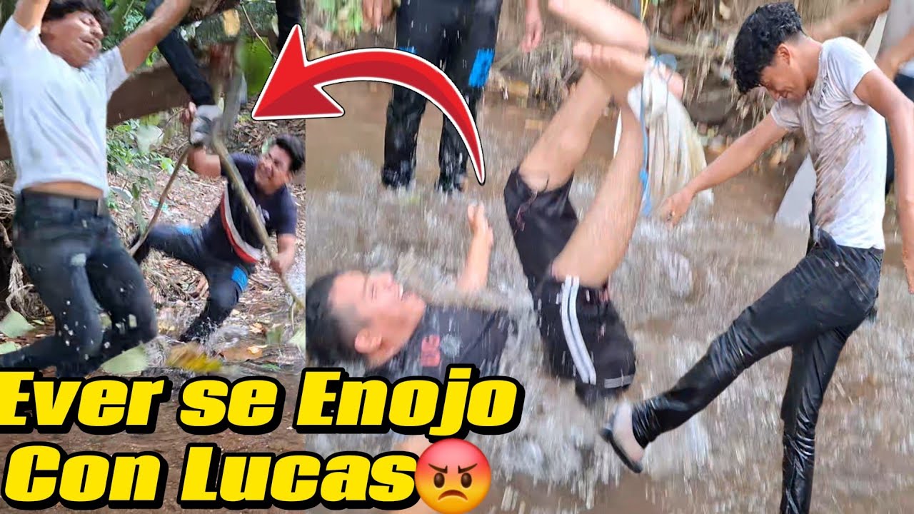 🔴Urgente Ever ag4rra a Patadas a Lucas😱Andres y Eber se Ca3n arriba del palo😡