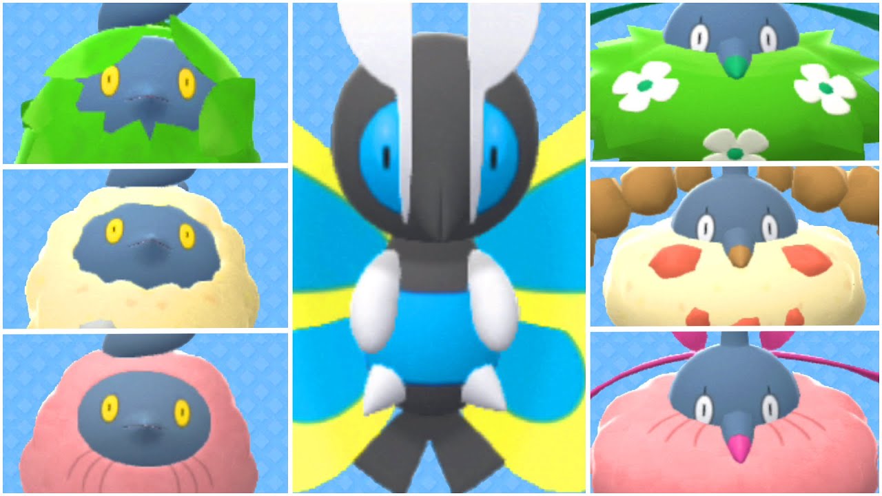 FULL BURMY EVOLUTION TEAM! Shiny Burmy, Wormadam Trash, Wormadam Grass, Wormadam Sandy, Shiny Mothim