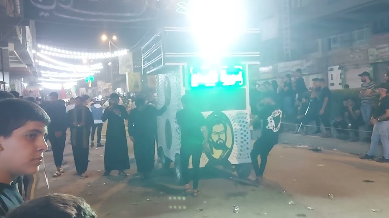موكب أهالي كراغول في الحله شارع الإمام علي (ع)