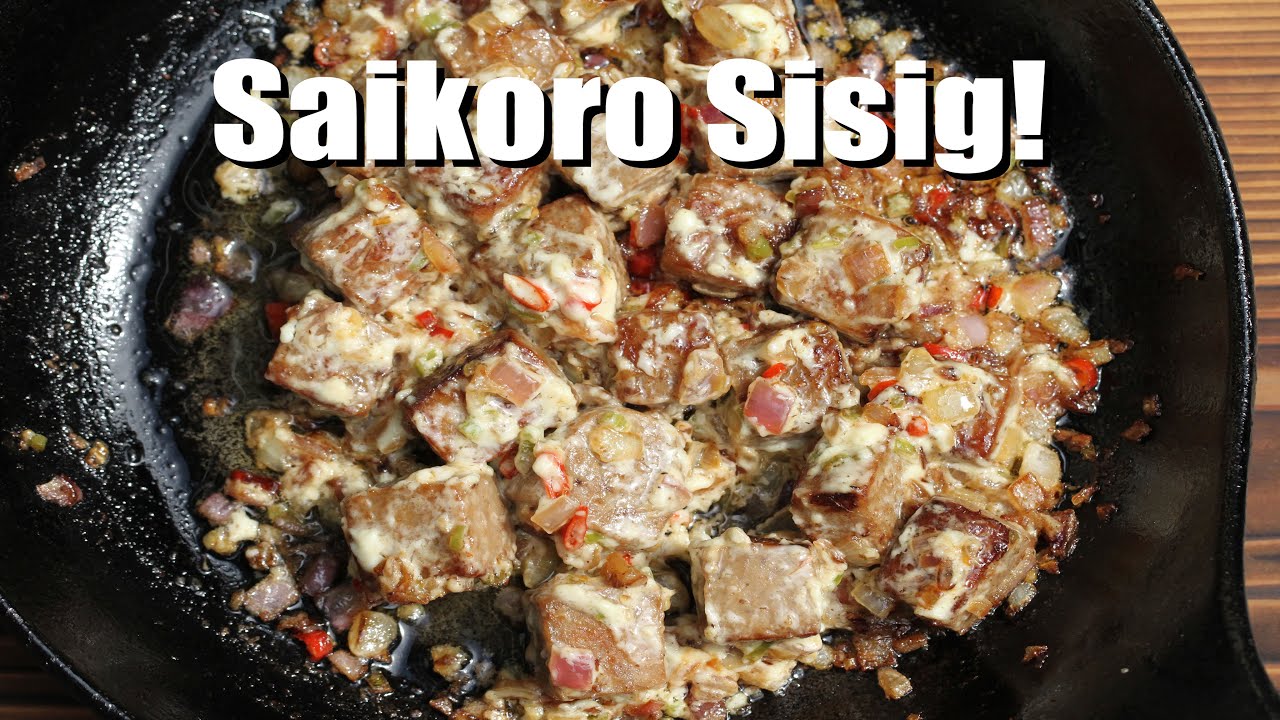 Wagyu Cubes Sisig! NK Foods Saikoro