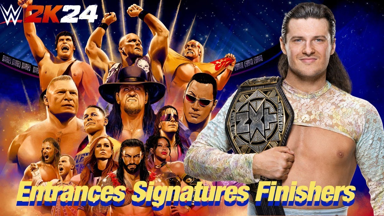 WWE 2K24 Entrances/Signatures/Finishers: Kit Wilson