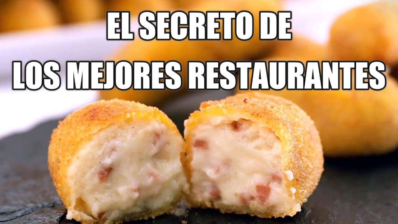 Te cuento los secretos para hacer las croquetas de jamón ibérico de los mejores restaurantes.