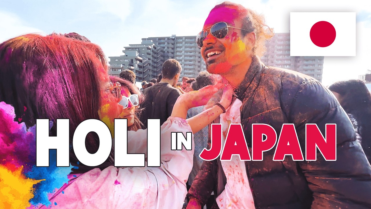 My First And Last Holi In Japan 🇯🇵 | Indian In Japan