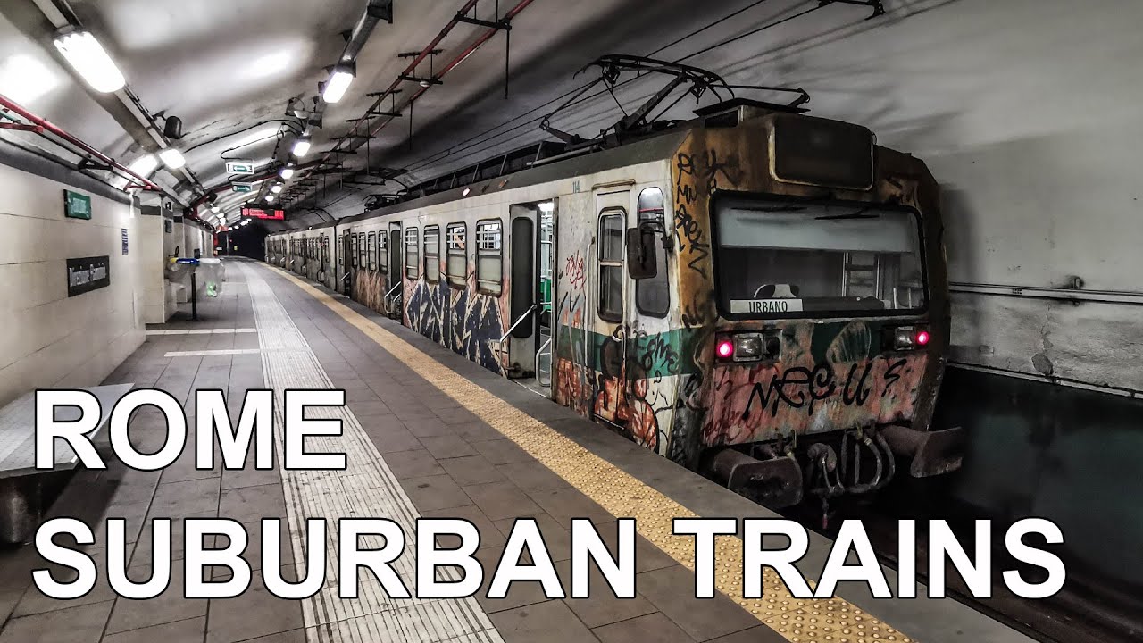 🇮🇹 Suburban Trains Around Rome - Treni suburbani a Roma (4K) (2020)
