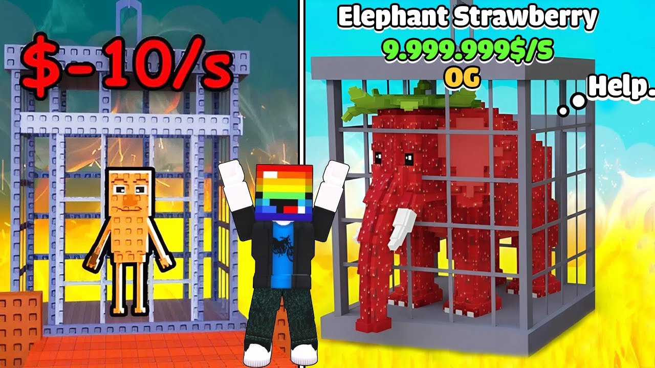 MINI GAME : CUỘC THI GIẢI CỨU BRAINROT ** NOOB NÂNG CẤP SỨC MẠNH GIẢI CỨU BRAINROT SECRET THÀNH CÔNG