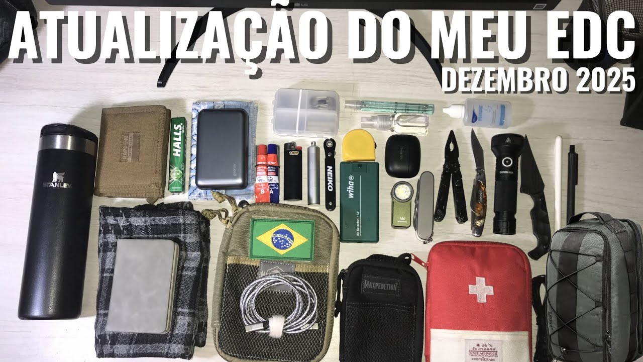 Meu EDC definitivo, atualização dezembro de 2025 !