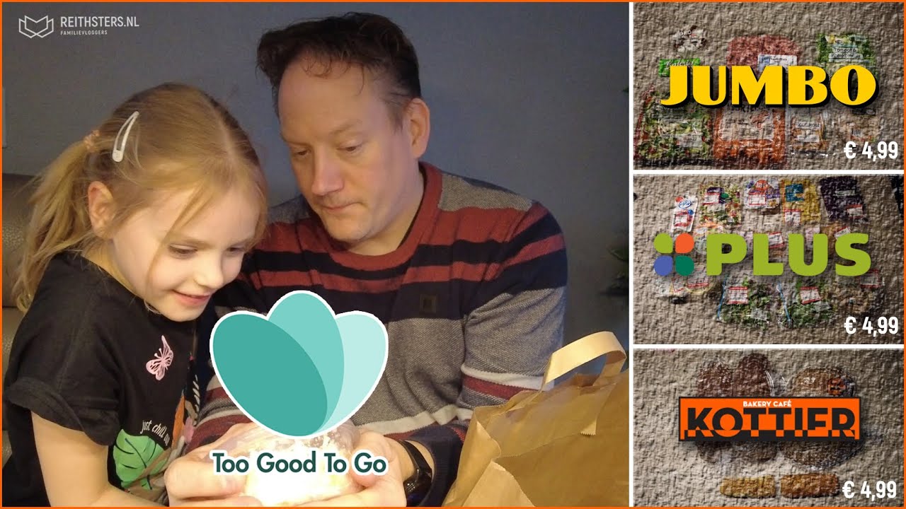 TOO GOOD TO GO - TWEE SUPERMARKTPAKKETTEN EN EEN BAKKERSPAKKET! - VLOG #345