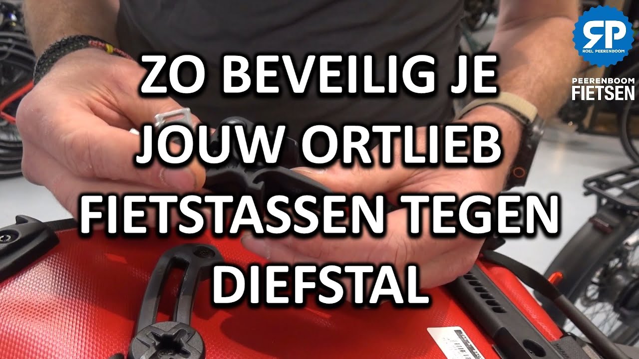 ZO BEVEILIG JE JOUW ORTLIEB FIETSTASSEN TEGEN DIEFSTAL