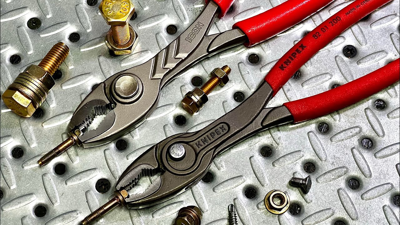 НОВИНКА - плоскогубцы ICON 8 дюймов с быстрой регулировкой и клещи Knipex Twin Grips. Что будет р...