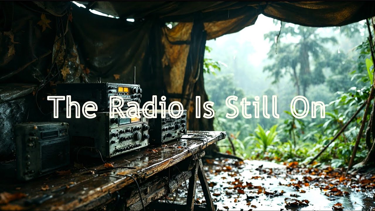 Abandoned Jungle Radio Post After Rain | Vietnam War Field Radio Atmosphere