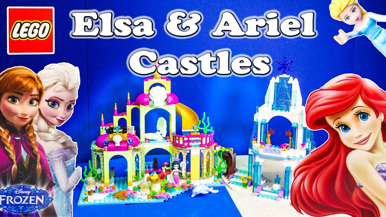Comparing the Lego Frozen Elsa to the Ariel Lego Castle Playsets