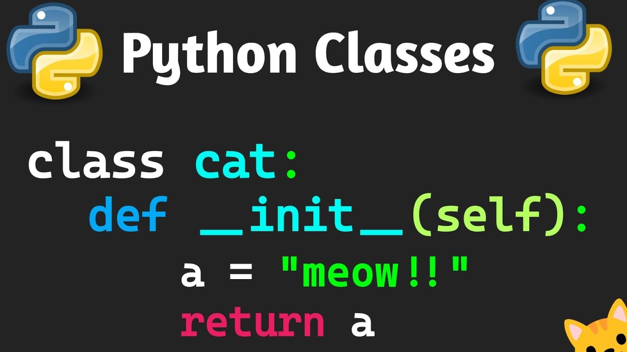 Python classes in 7minutes!