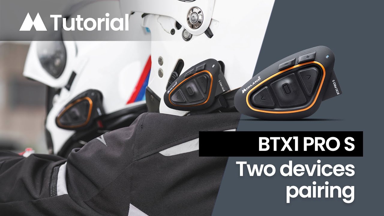 Midland Intercom_ BTX1 PRO S_Come abbinare due modelli_Pairing